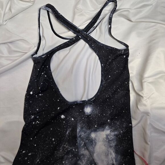 BLACKMILK galaxy space mono heroine crossback jumpsuit RARE XL - Picture 5 of 10